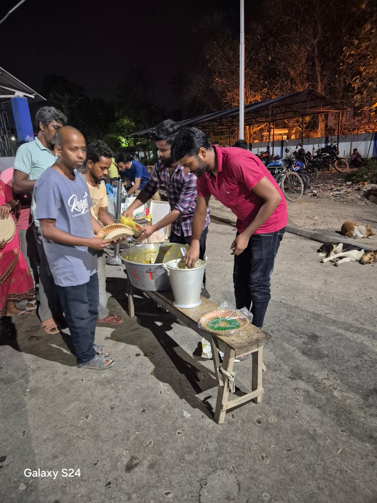 Food Distribution for Needy Families at Raiganj Hospital
