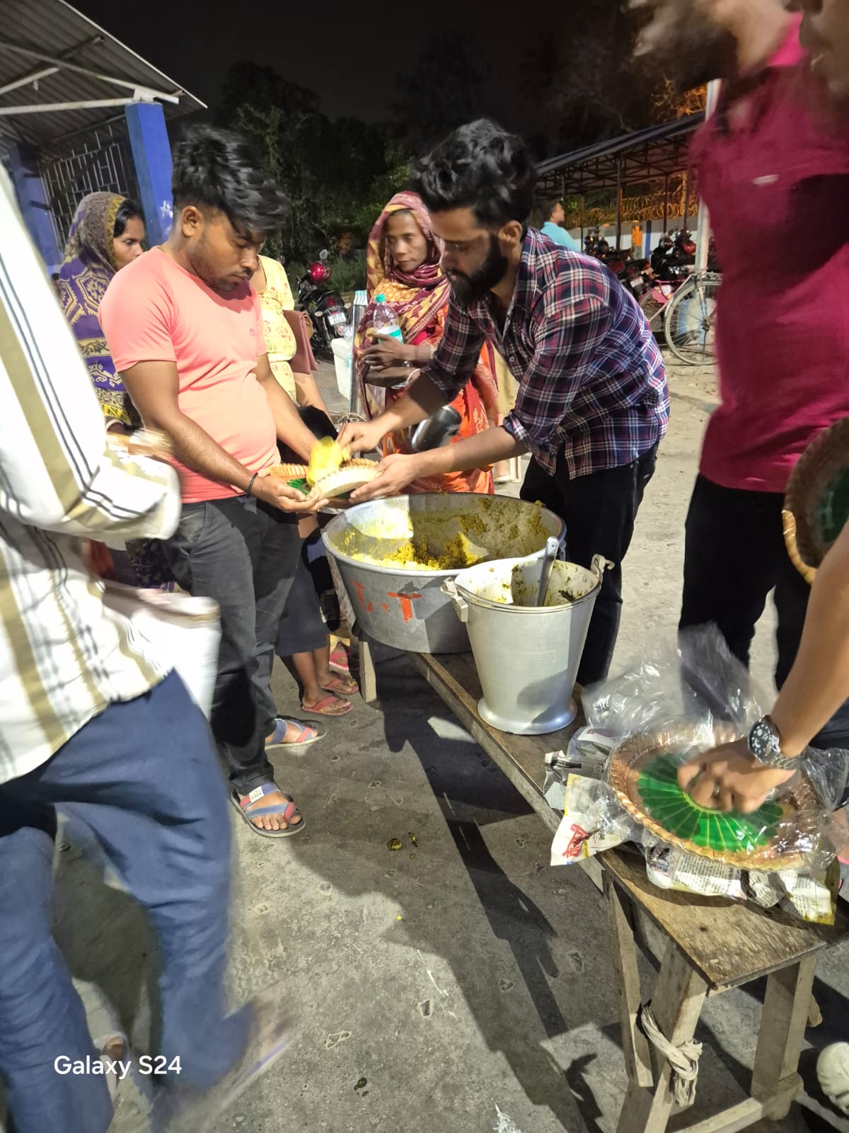 Food Distribution for Needy Families at Raiganj Hospital