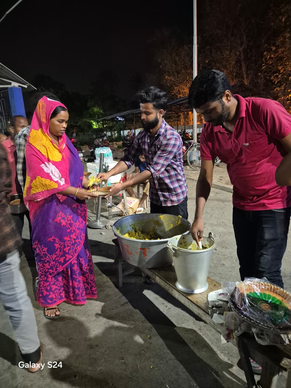 Food Distribution for Needy Families at Raiganj Hospital